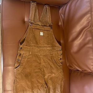 Seasons of Ella caramel corduroy dungarees Size M